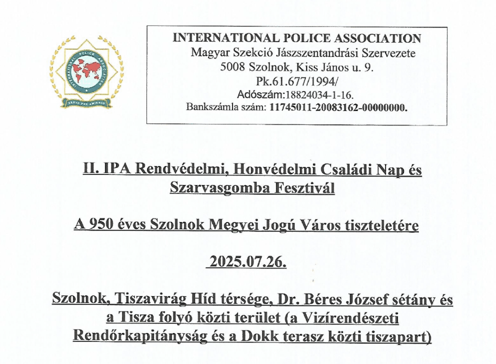 INTERNATIONAL POLICE ASSOCIATION
